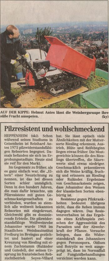 2001-10-12 Pilzresistent und wohlschmeckend